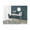 Birou B31, MDF alb 120x55 cm cu picioare cromate picture - 1
