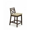 Borys Low Scaun Bar, Culoare: Nuc Negru / Vila 2 picture - 2