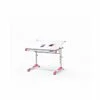 Birou Collorido copii, Culoare: Alb / Verde / Roz cu blat reglabil și accesorii colorate picture - 5