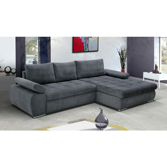 Coltar Extensibil Inferno stofa Aston 17 294x174x88 cm Culoare gri picture - 9