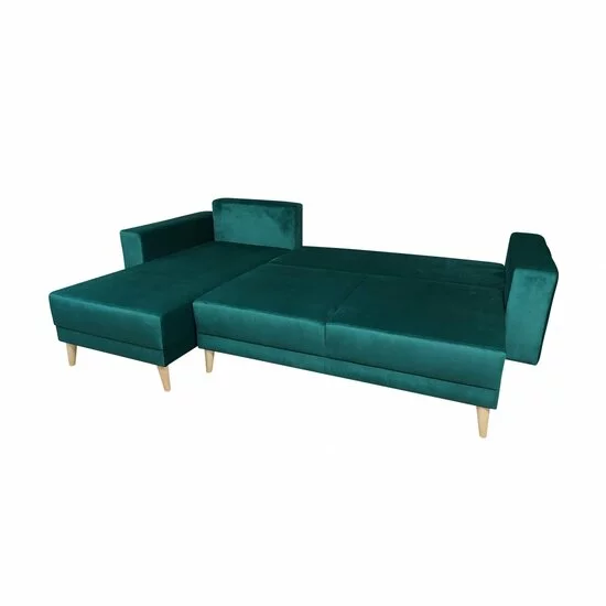 Grup Parma extensibil, culoare personalizabila- 249x164 cm, suprafață dormit 140x210 cm, spațiu depozitare picture - 2