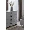 Comodă Cristal, design modern cu sertare multiple, PAL melaminat, 110x50x90 cm, alb picture - 1
