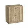 Comodă Genewa 1, design rustic Dab Canyon, PAL melaminat, 80x45x83 cm, stejar picture - 5