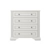 Comoda White 4S  93x45x94 cm Frasin alb/ Pin Argintiu picture - 1