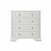 Comodă White 4S, 4 sertare, MDF frezat și PAL melaminat, 93x45x94 cm, frasin alb și pin argintiu picture - 1