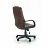 Scaun Denzel birou cu mecanism TILT și roți cauciucate, pânză, 58x60x100-110 cm, maro închis picture - 4