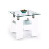 Masuta Cafea Diana H Patrat 60x60x55 cm Alb picture - 1