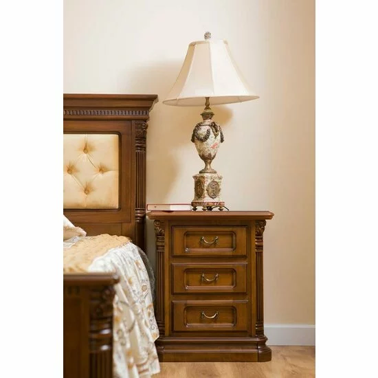 Set dormitor Sonia I, mobilier modular premium + finisaje naturale, lemn masiv fag + MDF furniruit, dimensiuni variabile, nuc picture - 5