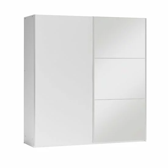 Dulap Vigo cu design compact și uși glisante, pal melaminat, 122x65x215 cm, grafit picture - 3