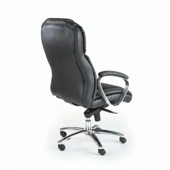 Scaun Foster, tapițerie piele ecologică perforată, funcție multiblock, 68x54x125 cm, negru picture - 4