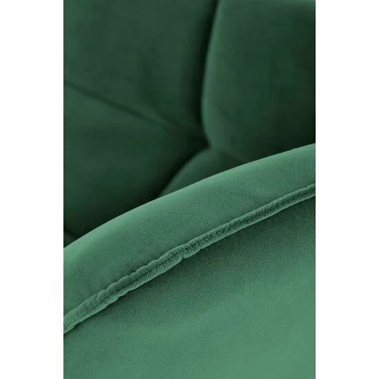 Fotoliu Belton, tapițat cu catifea și structură metalică, 74x73x78 cm, verde picture - 5