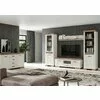 Living Marsel, Set Modular Cu Vitrină, Comodă RTV, Rafturi Și Spații Depozitare, MDF/PAL, Alb Frasin picture - 1