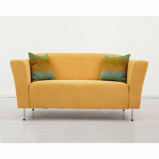 Canapea fixă 2 locuri Macon, lemn masiv fag + spumă poliuretanică, stofă premium, gri picture - 6