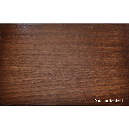 Masă rotundă extensibilă, cu blat detașabil, din lemn, 100/140 cm, alb picture - 16