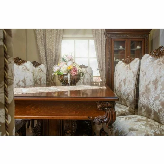 Masă Vicky, neextensibilă, lemn masiv fag + tei, 310x115x80 h cm, finisaj la alegere picture - 3