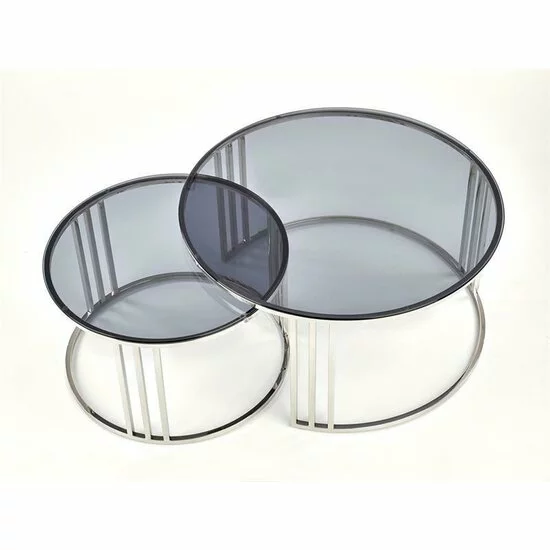 Măsuță cafea Mercury, design minimalist, MDF, 80x45 cm, alb picture - 4