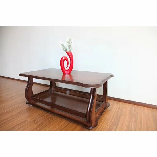 Măsuță cafea Sorana, design elegant, MDF, 110x65x46 cm, maro picture - 2