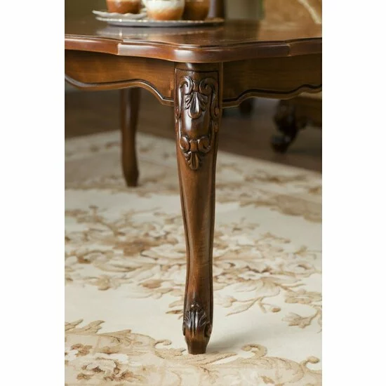 Măsuță cafea Rapsodi, dreptunghiulară, lemn masiv, 94x61x55 cm, maro picture - 2