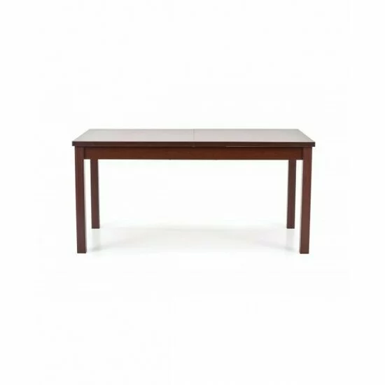 Masă Maurycy extensibilă, design elegant, PAL laminat, 158x75x76 cm, nuc închis picture - 3