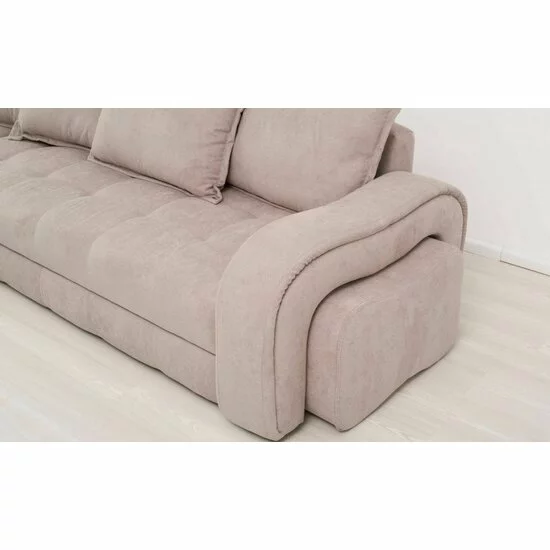 Colțar extensibil Monza cu 2 spații de depozitare și structură din lemn masiv de fag, mecanism cu șezut culisant picture - 4