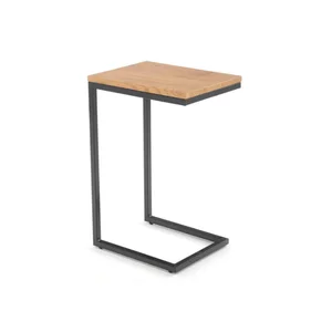 Măsuță cafea Nisa, design modern, PAL melaminat, 40x30x60 cm, stejar