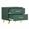 Noptieră Bali 2, 2 sertare, design modern, PAL melaminat, 54x41x48 cm, verde picture - 2