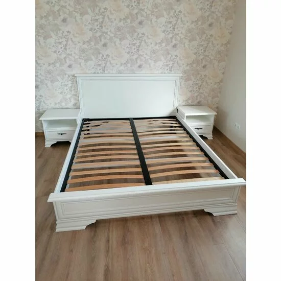 Pat Idento, design clasic, MDF și PAL, 160x200 cm, alb alpin picture - 6