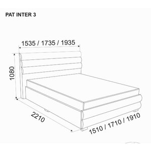 Pat Inter 3 160x200 cm Wenge picture - 2