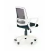 Scaun de birou Ascot negru/alb/gri cu mecanism TILT și șezut ergonomic picture - 4