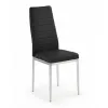 Scaun K70C, cadru cromat și șezut moale, oțel cromat și piele ecologică, 43x49x97 cm, negru picture - 2