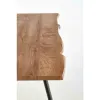 Masă Larson fixă cu blat MDF și cadru metalic, 120x80x77 cm, stejar picture - 4