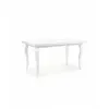 Masă Mozart extensibilă, blat MDF laminat, picioare lemn fag, 140-180x80x75 cm, alb picture - 3