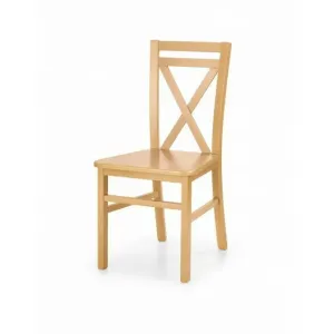 Scaun Dariusz 2, lemn masiv fag, 45x43x90 cm, stejar miere