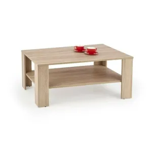 Măsuță cafea Kwadro, design modern, PAL melaminat, 110x65x53 cm, stejar San Remo