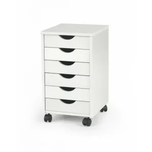 Simon 2 Raft cu Sertare, design compact, PAL laminat, 37x41x63 cm, alb