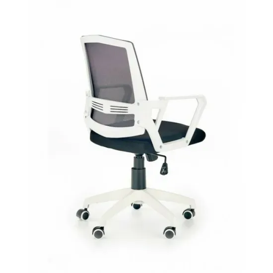 Scaun de birou Ascot negru/alb/gri cu mecanism TILT și șezut ergonomic picture - 4