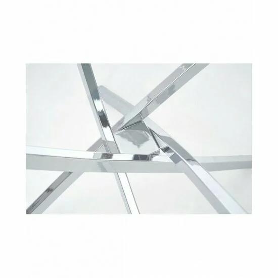 Masă Raymond rotundă, design compact, MDF laminat și oțel mat, 100x73 cm, stejar/negru picture - 6