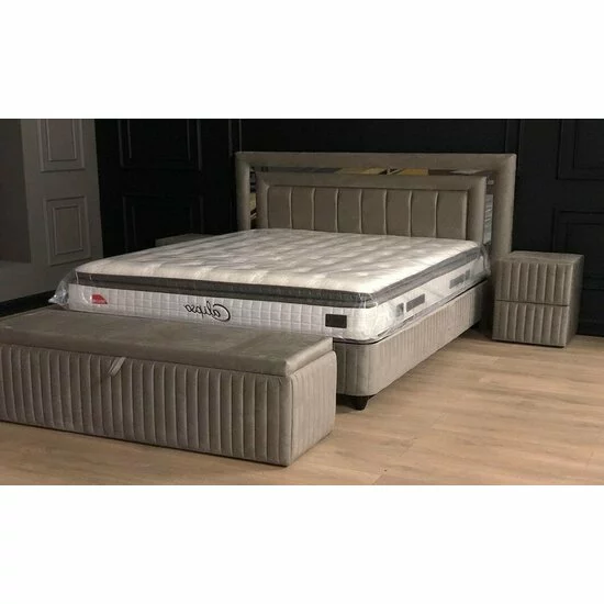 Saltea Calipso, cu design ergonomic și material antialergic, 180x200 cm, bej picture - 2