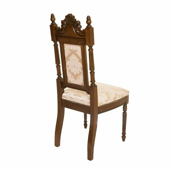 Scaun Sonia 46x48x100 cm din lemn masiv de fag cu șezut tapițat picture - 3