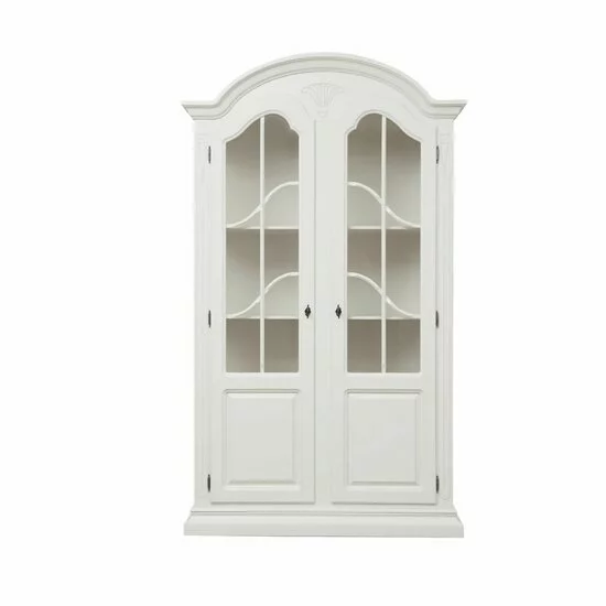 Vitrină Mara, 2 uși, lemn masiv fag și MDF furniruit, 122x54x226 cm, natur picture - 2