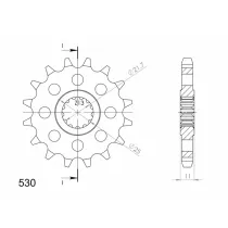 Pinion fata SUPERSPROX CST-580:16 16T, 530
