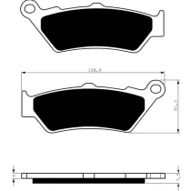 Placute de frana fata 106 S3 GOLDFREN