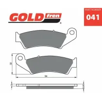 Placute frana fata 041 AD GOLDFREN