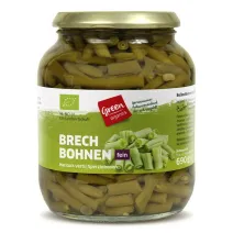 Fasole verde pastai bio 690g Green Organics