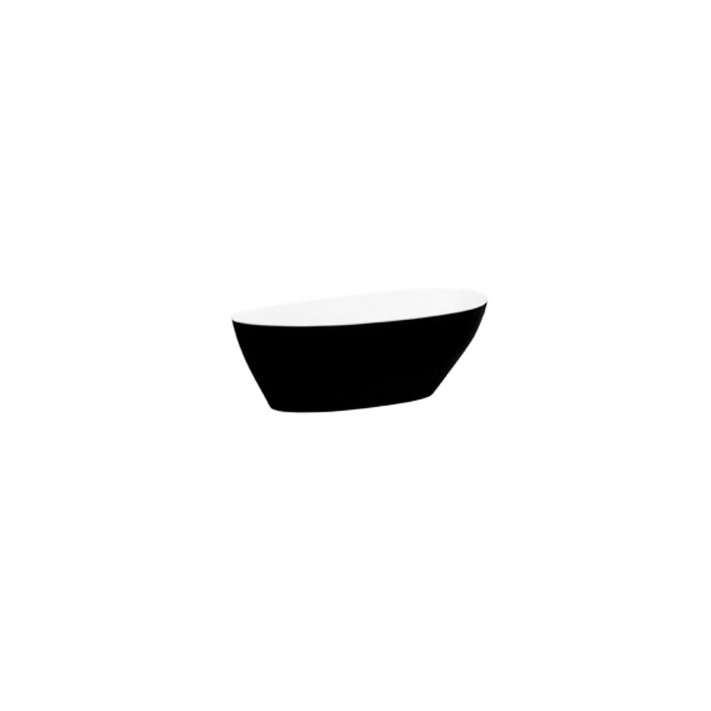 Cada freestanding Besco Goya alb-negru lucios 160×70 cm 160x70 imagine 2022