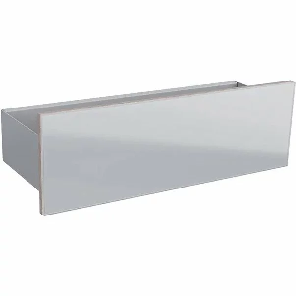 Etajera de perete gri nisip Geberit Acanto 45 cm
