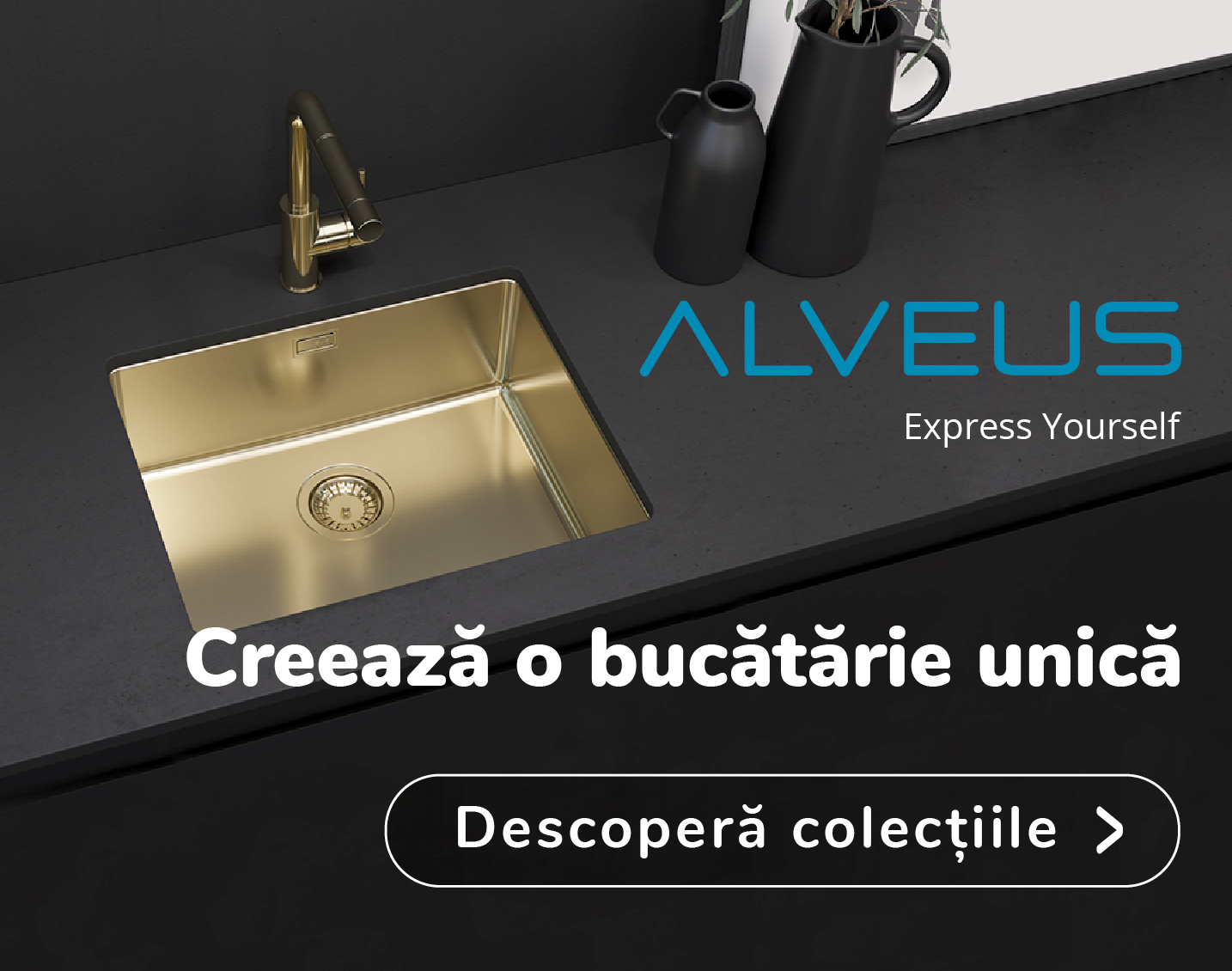 Colectia Alveus chiuvete si baterii bucatarie