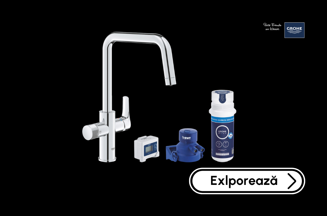 Baterii de bucătărie Grohe cu filtru 
