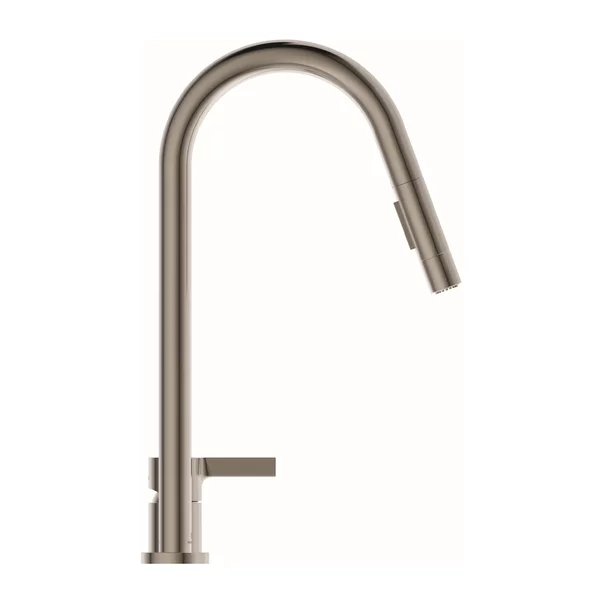 Baterie bucatarie cu dus extactibil Ideal Standard Gusto 242 argintiu Silver Storm 2 tipuri de jet picture - 2