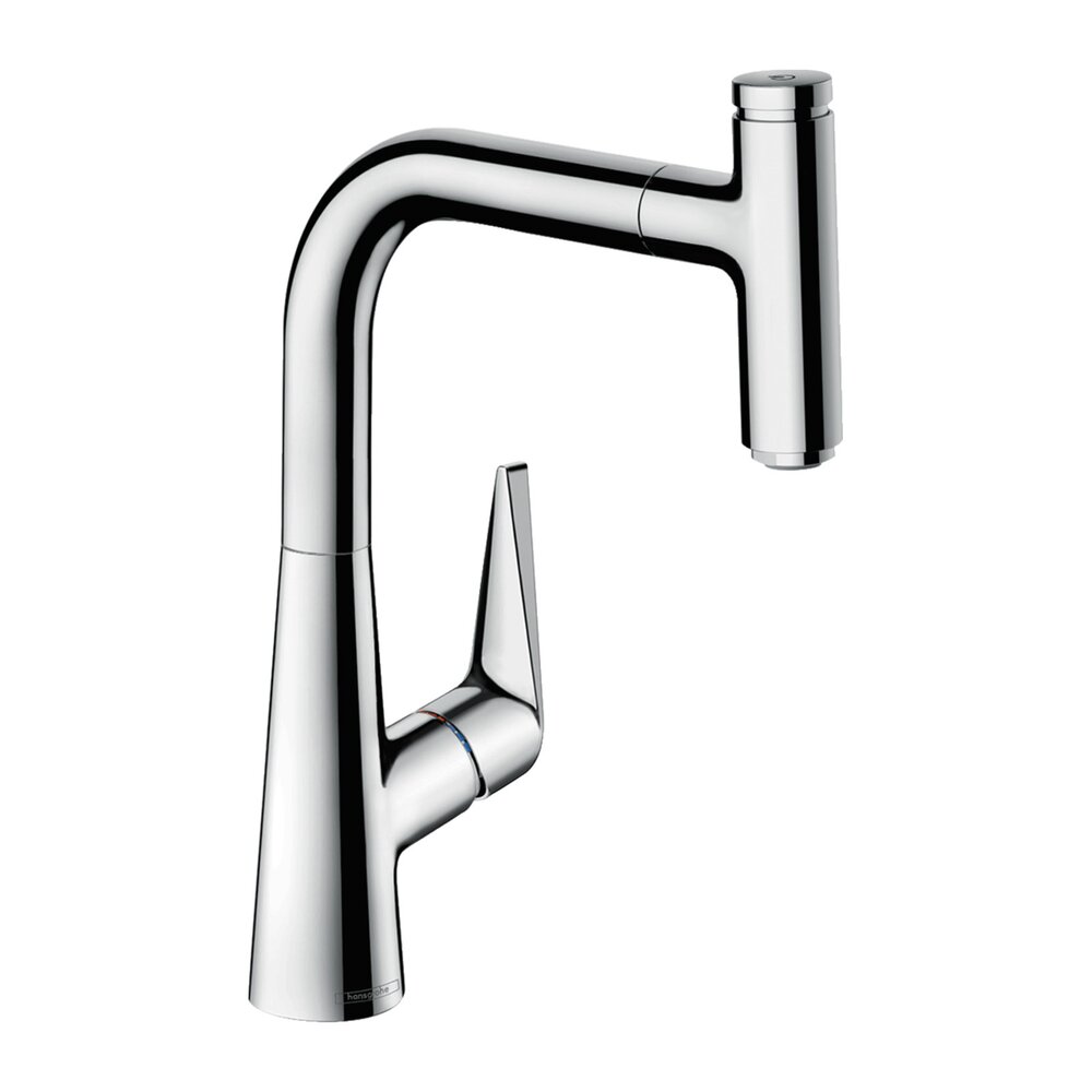 Baterie bucatarie cu dus extractibil Hansgrohe Talis Select M51 220 crom lucios 1 functie 220